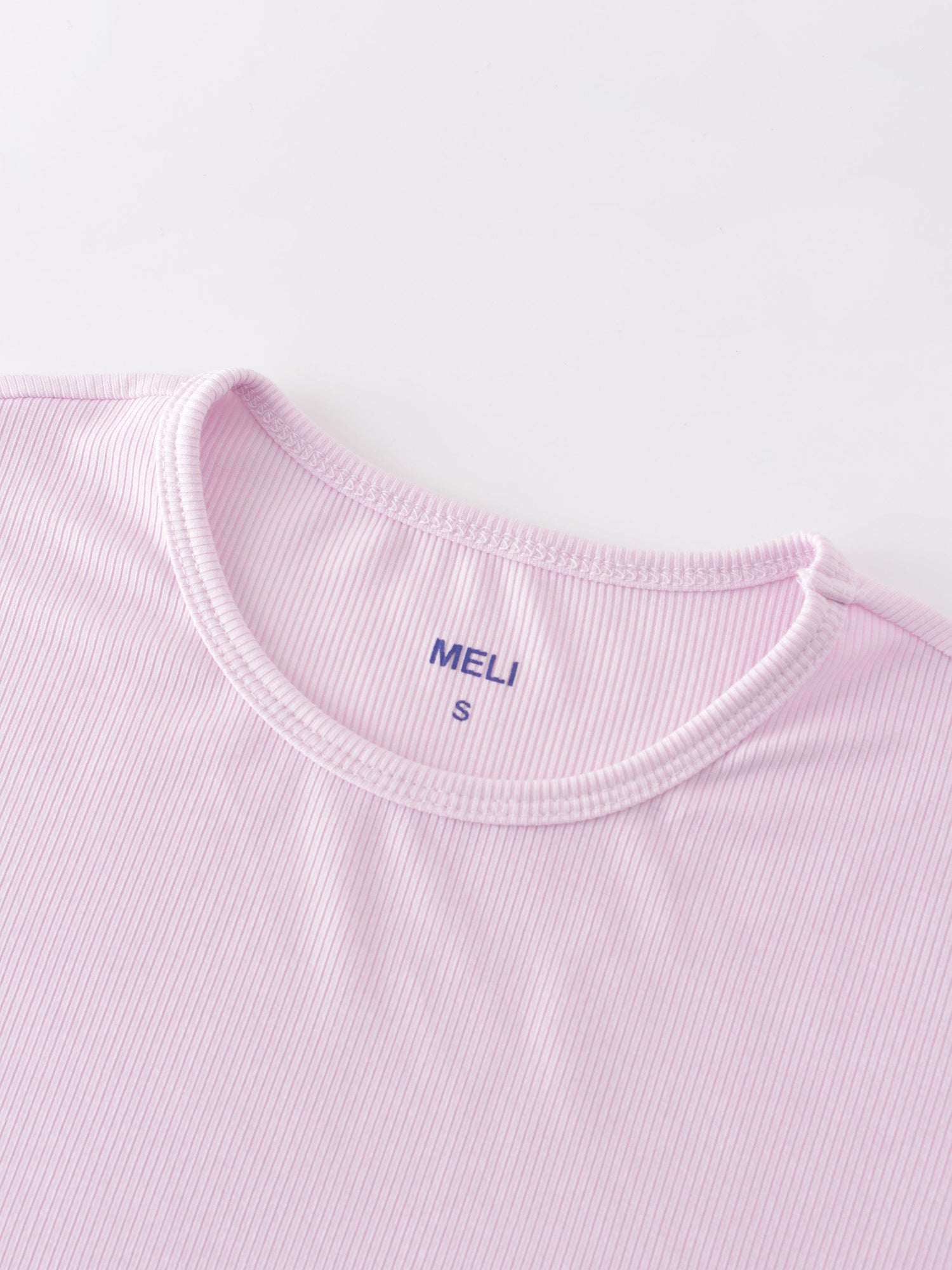 Crew Ribbed Dolman-Lavender