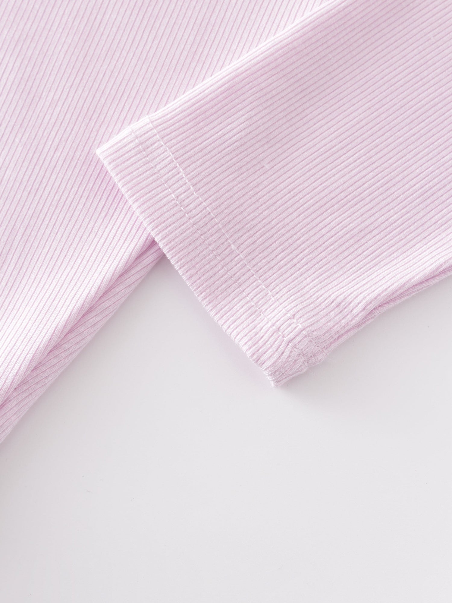 Crew Ribbed Dolman-Lavender