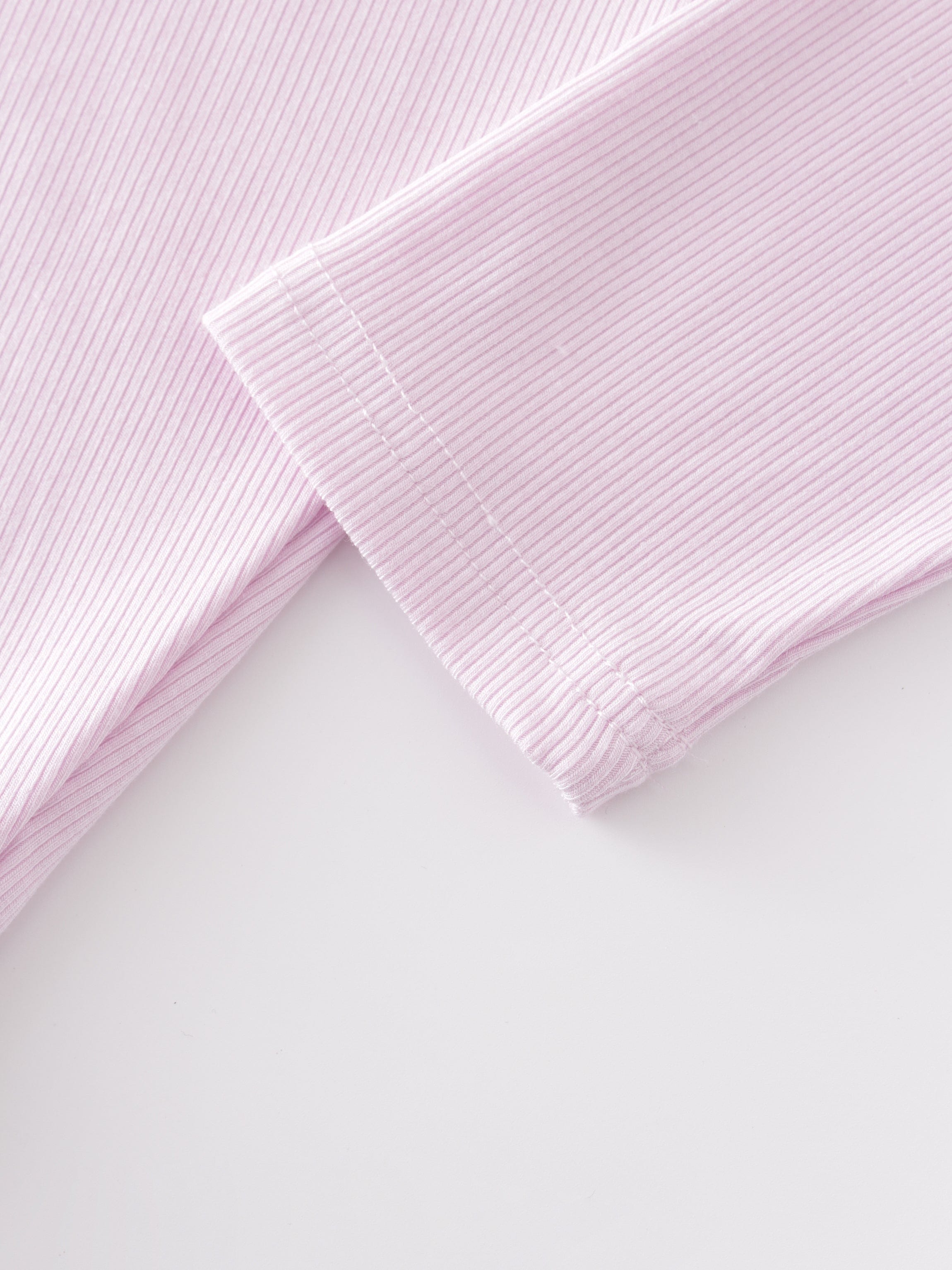 Crew Ribbed Dolman-Lavender