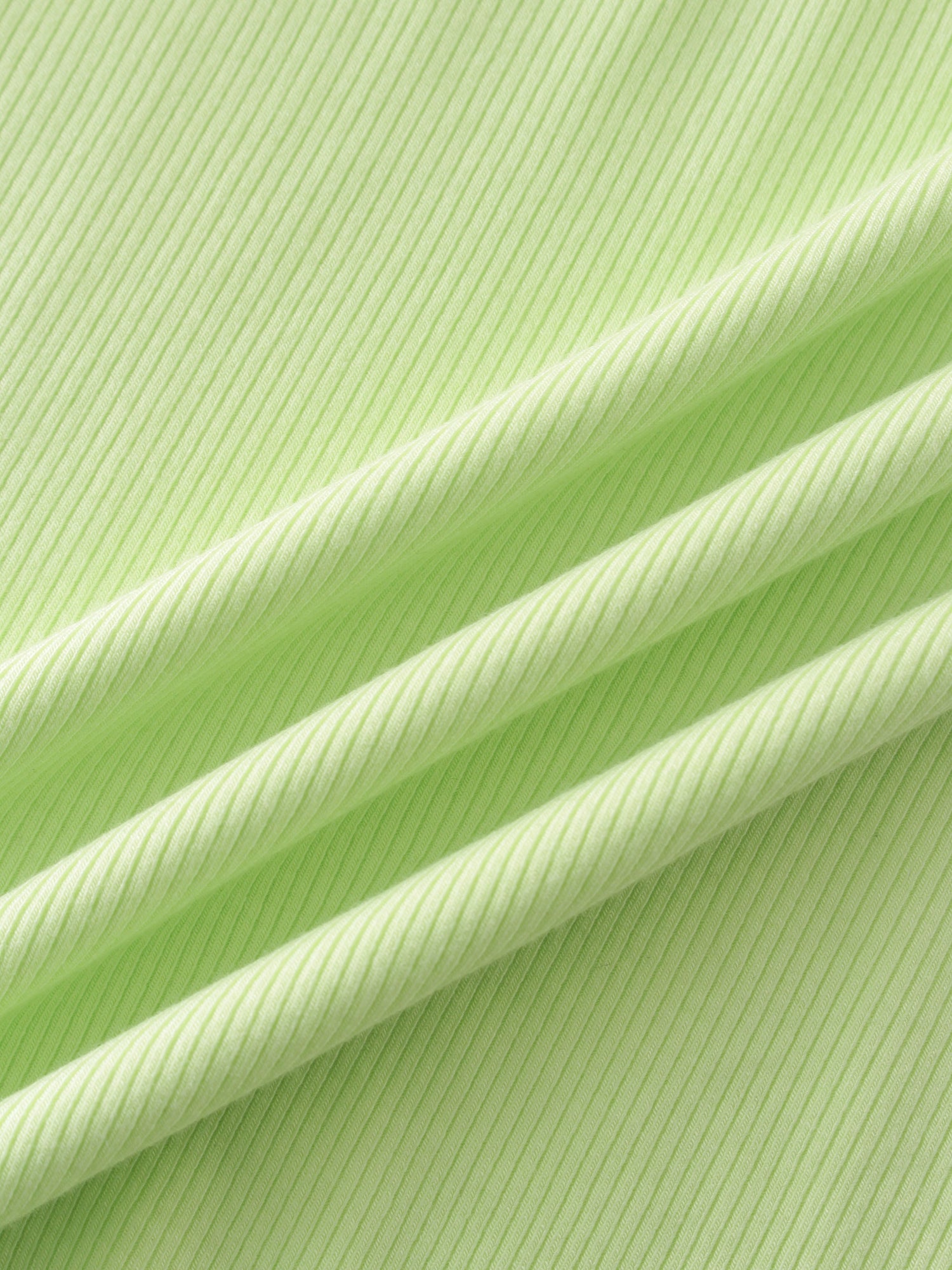 Crew Ribbed Dolman-Neon Green