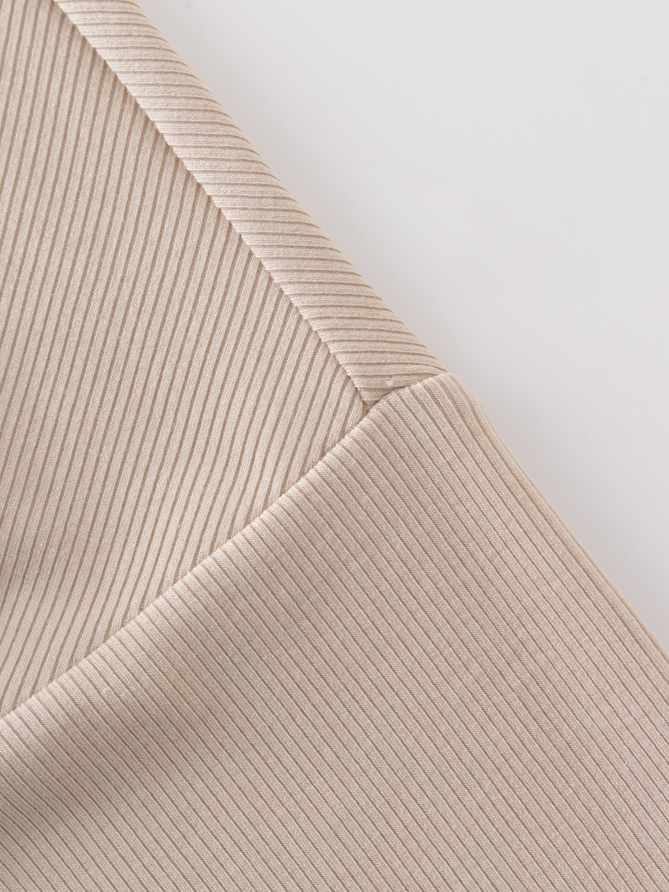 Crew Ribbed Dolman-Tan