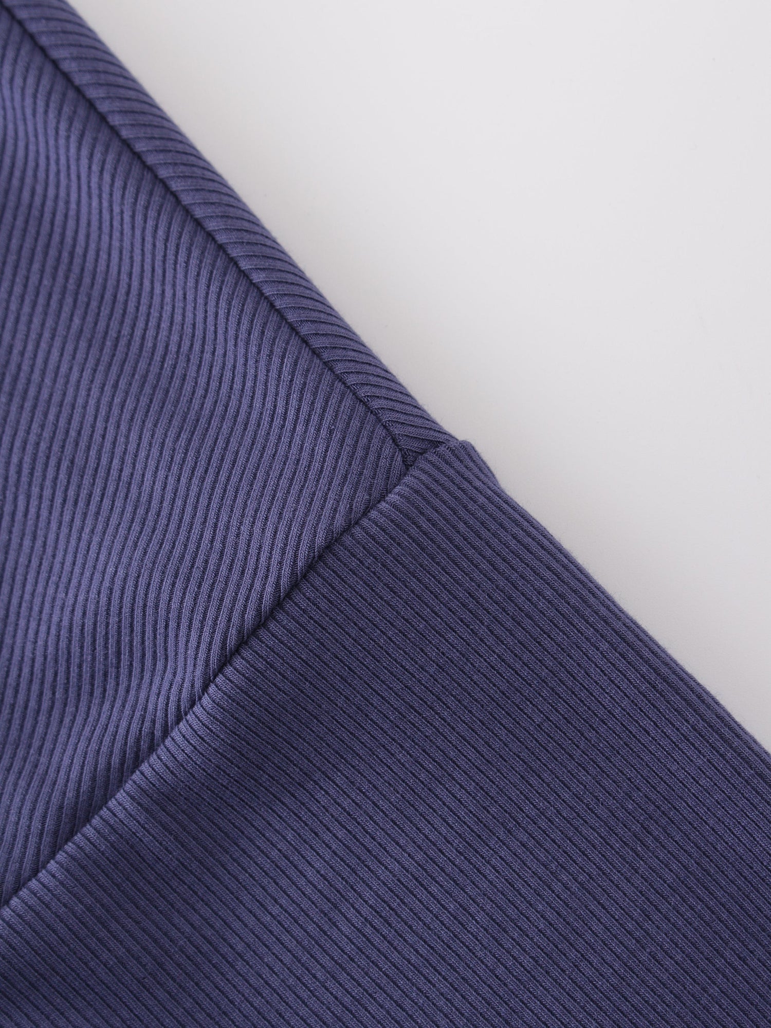 Crew Ribbed Dolman-Indigo Blue