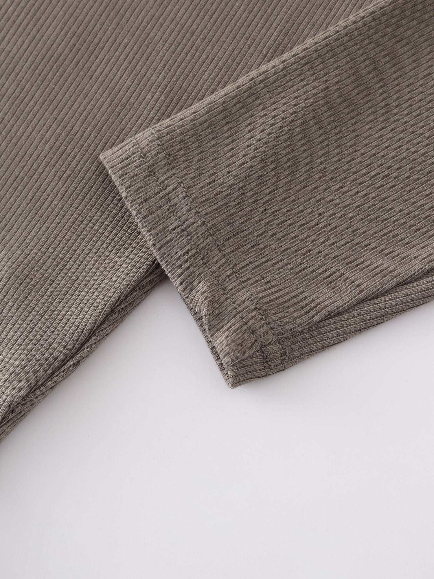 Crew Ribbed Dolman-Olive