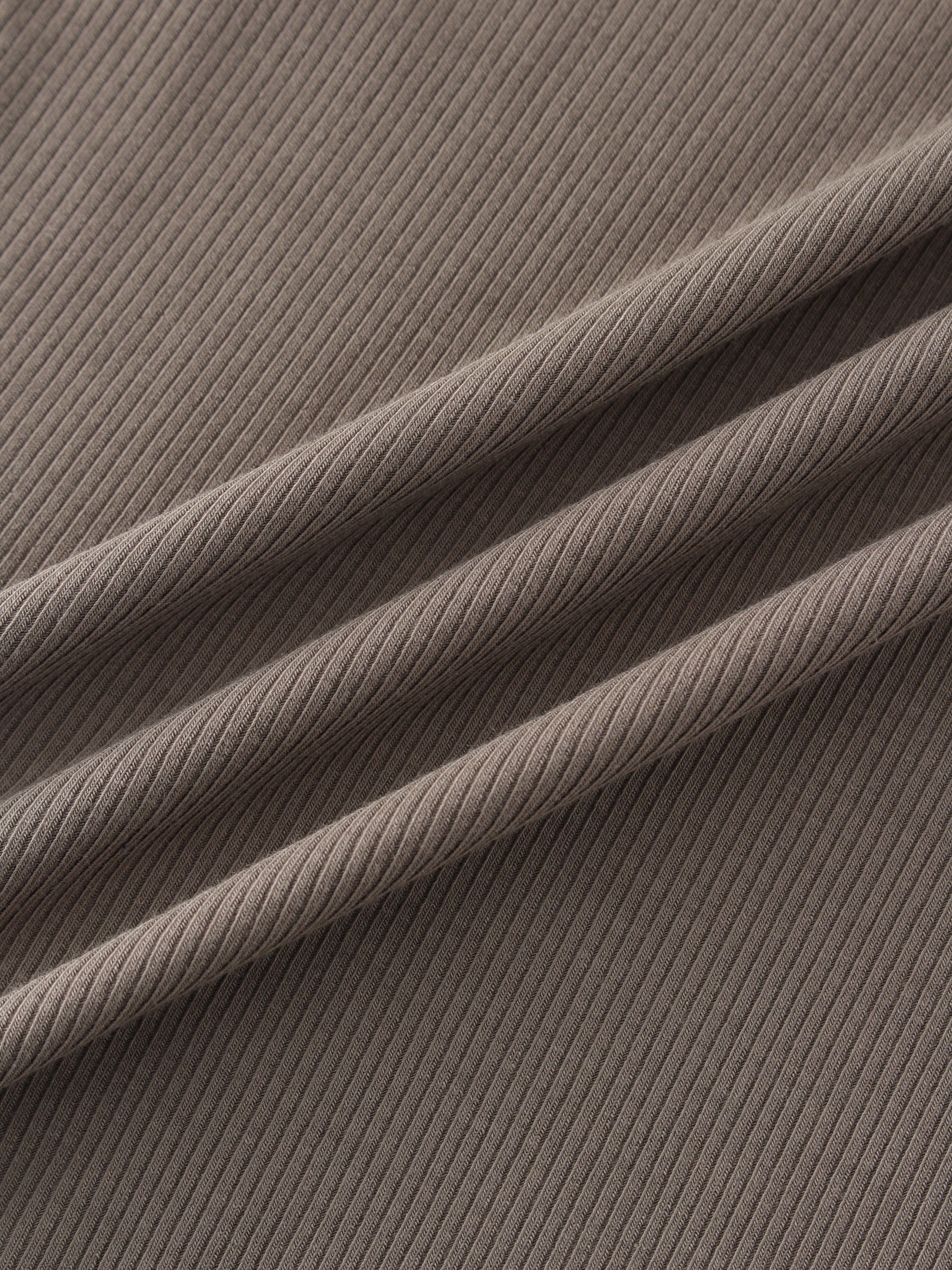 Crew Ribbed Dolman-Olive