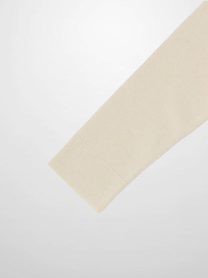 Back Wide Ribbed Cardigan Sweater-Ivory