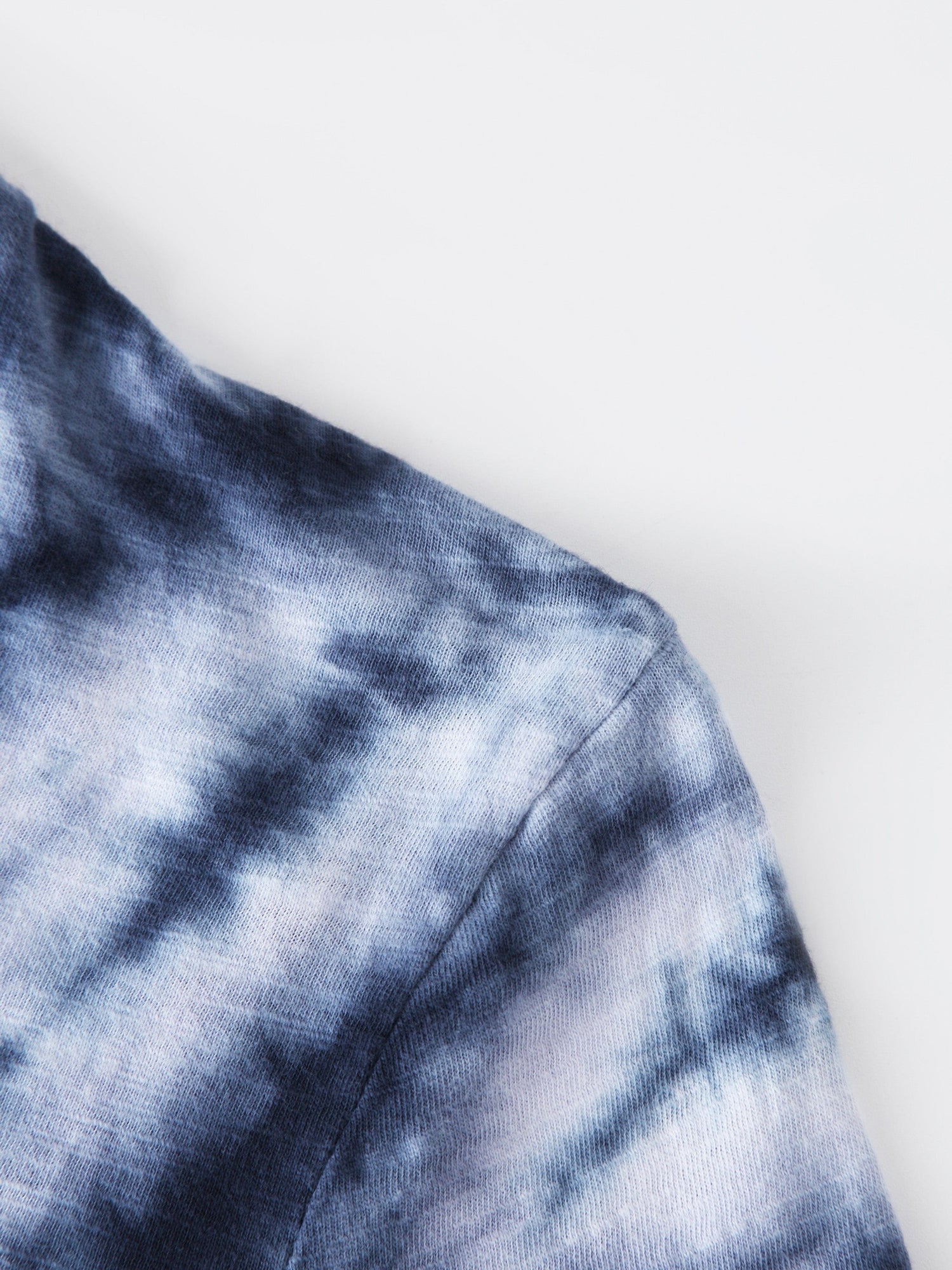 Tie Dye Swirl Tee-White/Blue