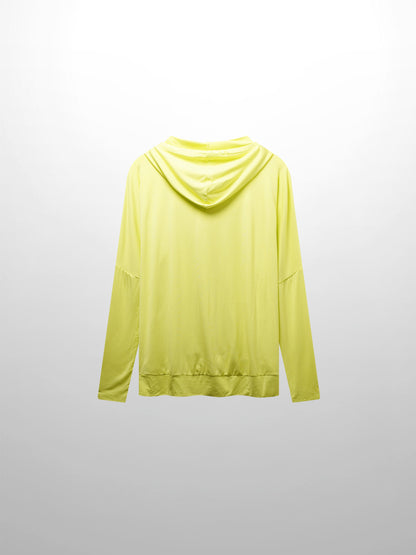 ZIP UP HOODIE-YELLOW
