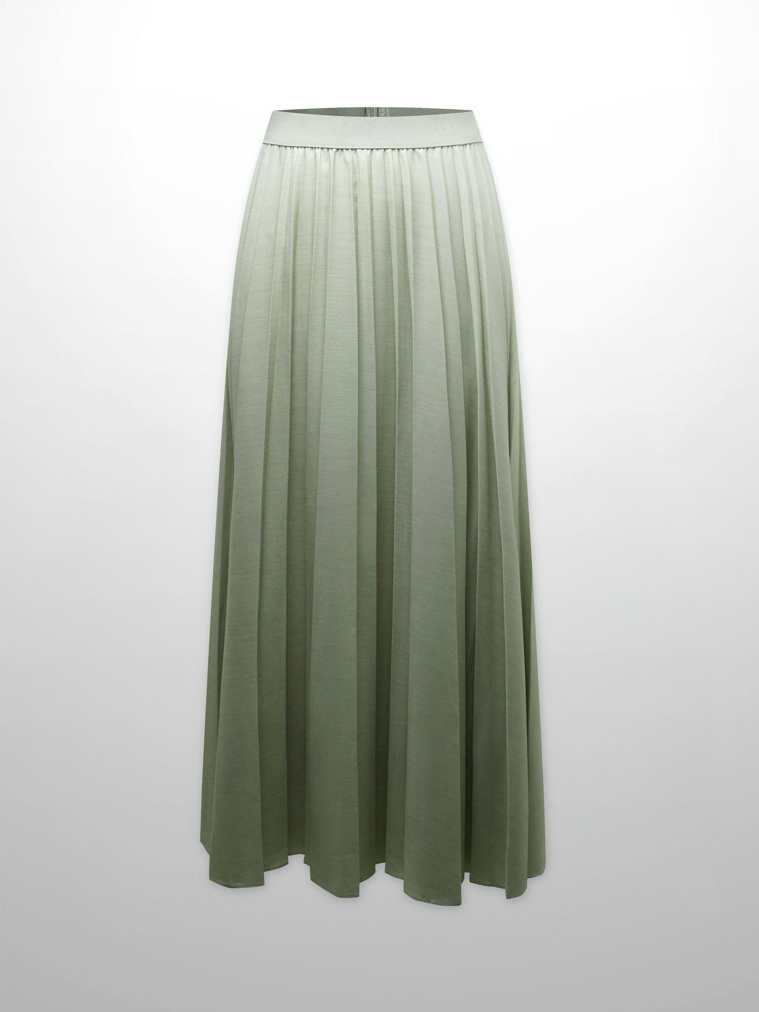 PLEATED SKIRT 37"-SAGE GREEN