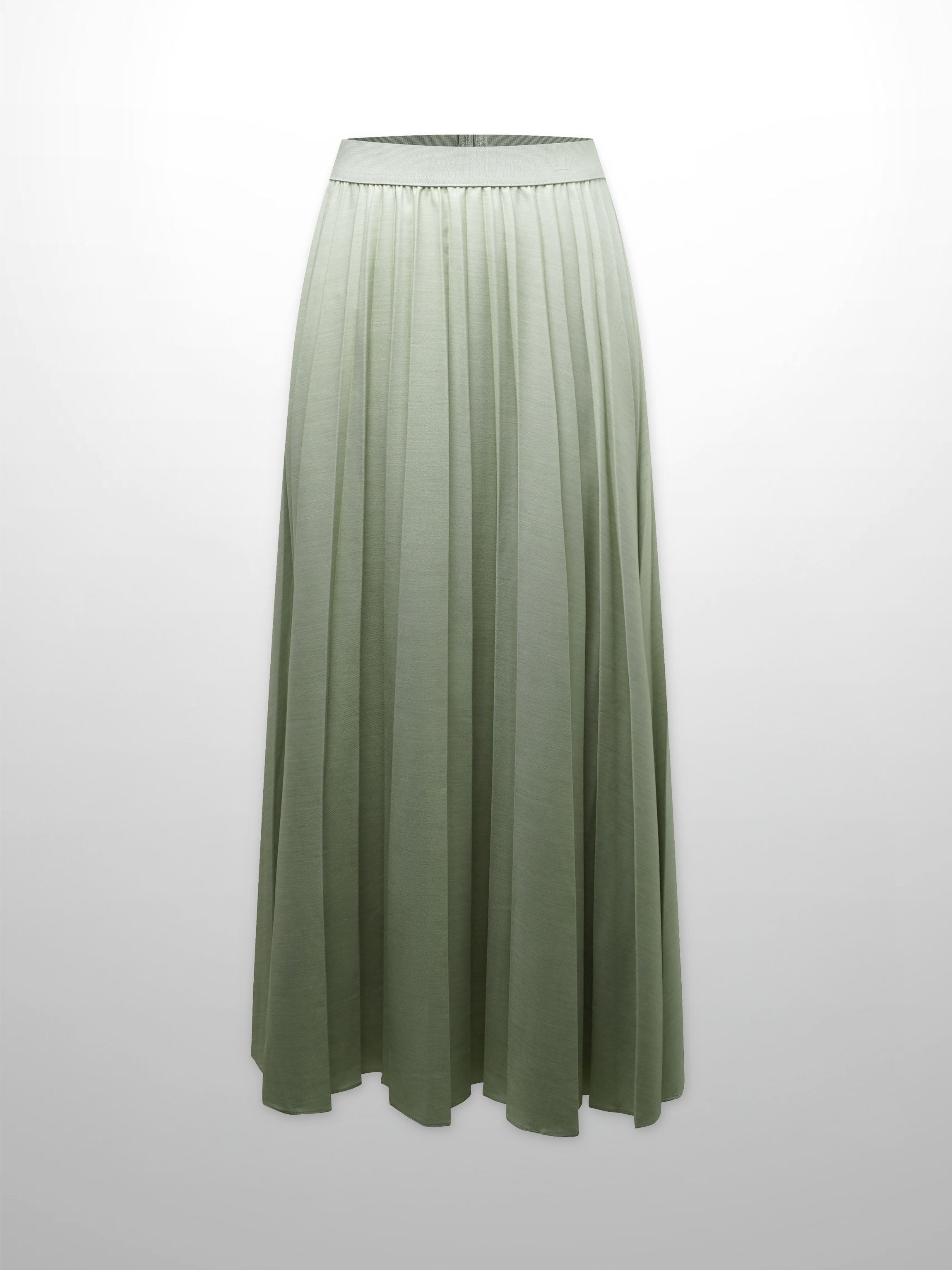 PLEATED SKIRT 37"-SAGE GREEN