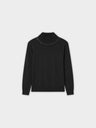 Beaded Turtleneck-Black
