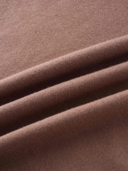 Diamond Stud Design Sweater-Mocha Mousse