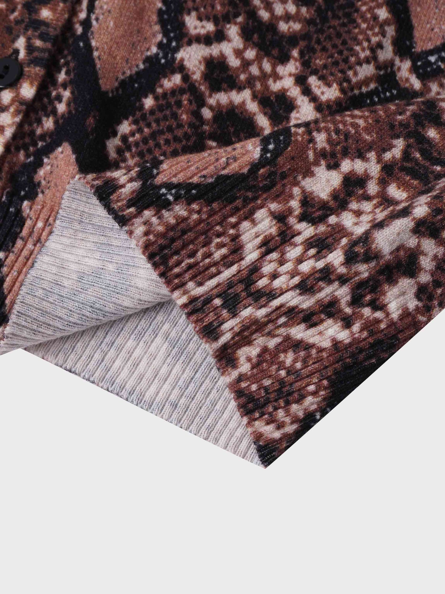 Printed Cardigan-Snakeskin