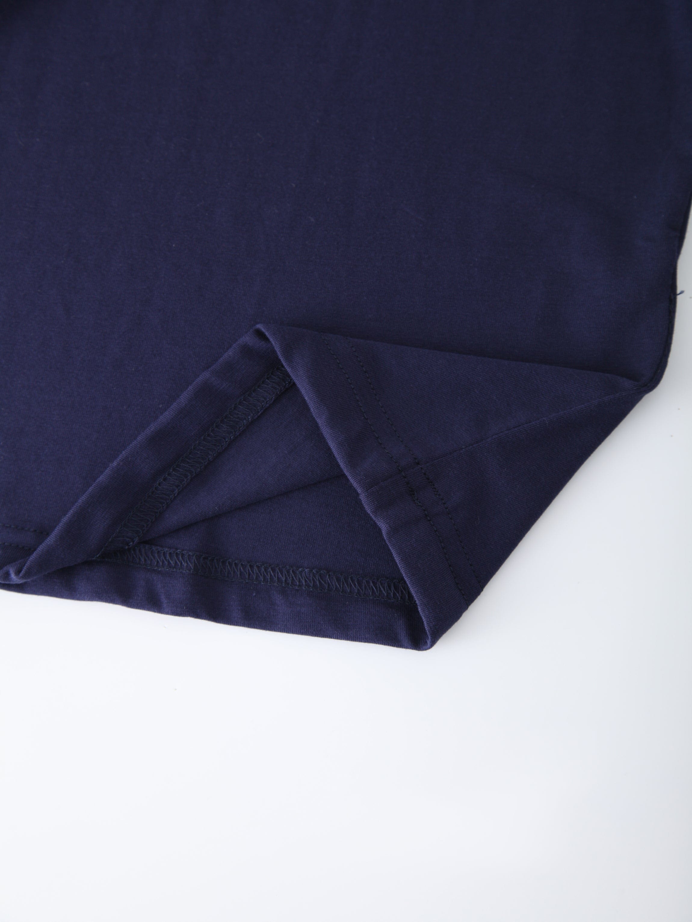 DRAWSTRING TEE-NAVY