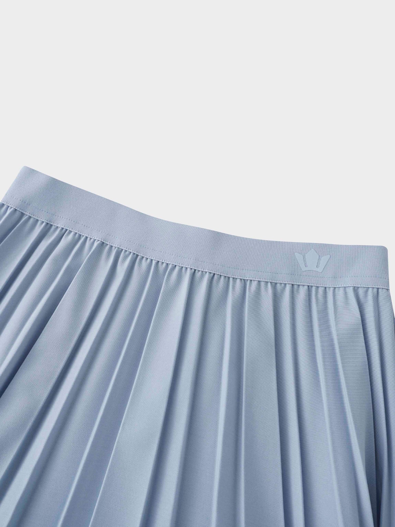 PLEATED SKIRT 37"-POWDER BLUE