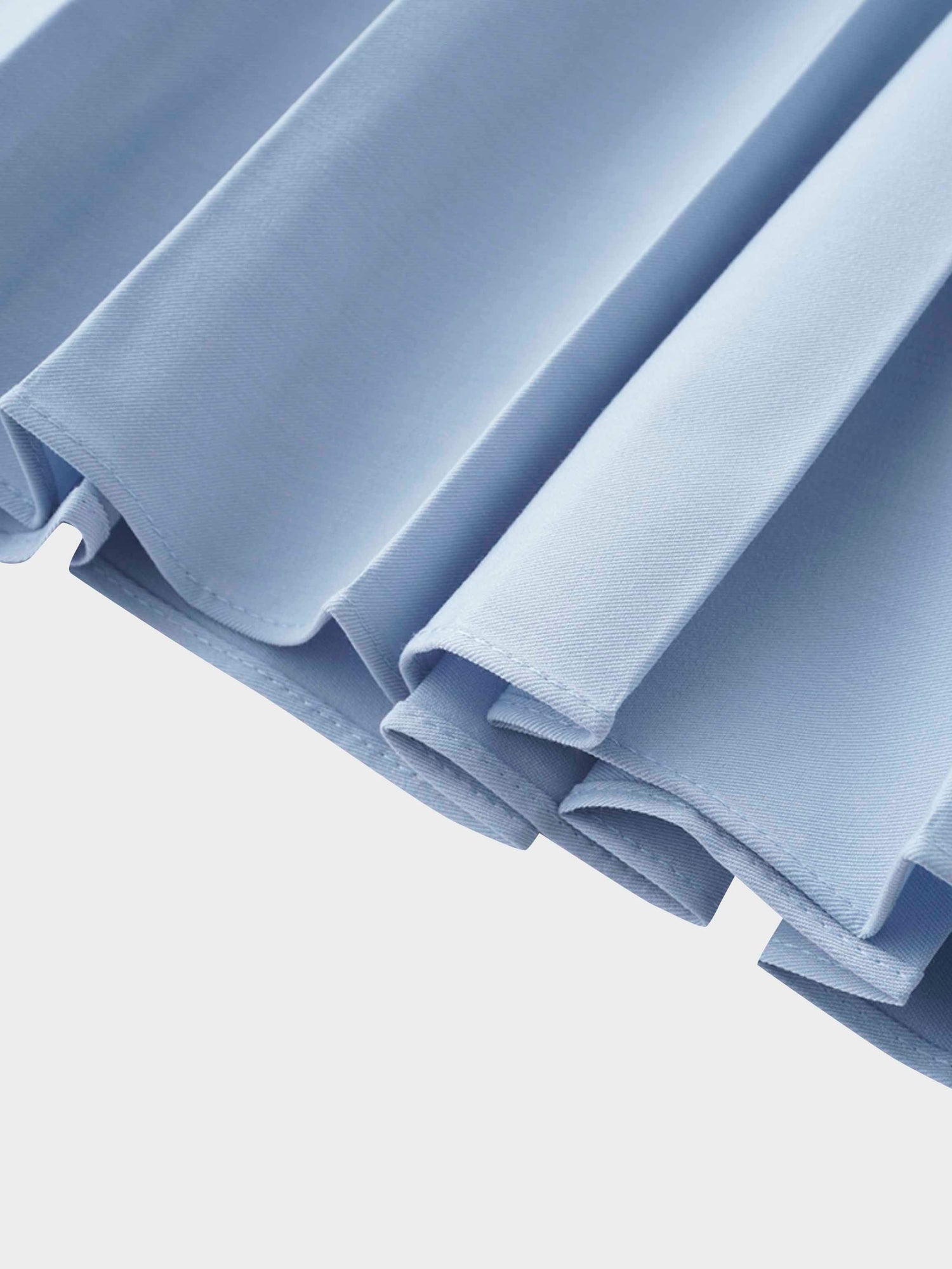 PLEATED SKIRT 35"-POWDER BLUE
