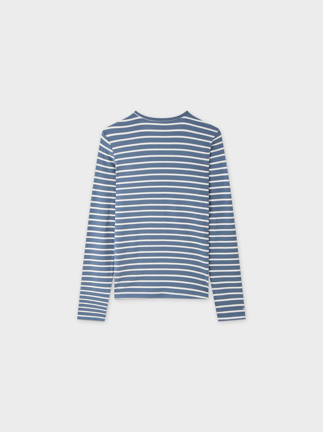 Butter Soft Striped Crew-Blue/White