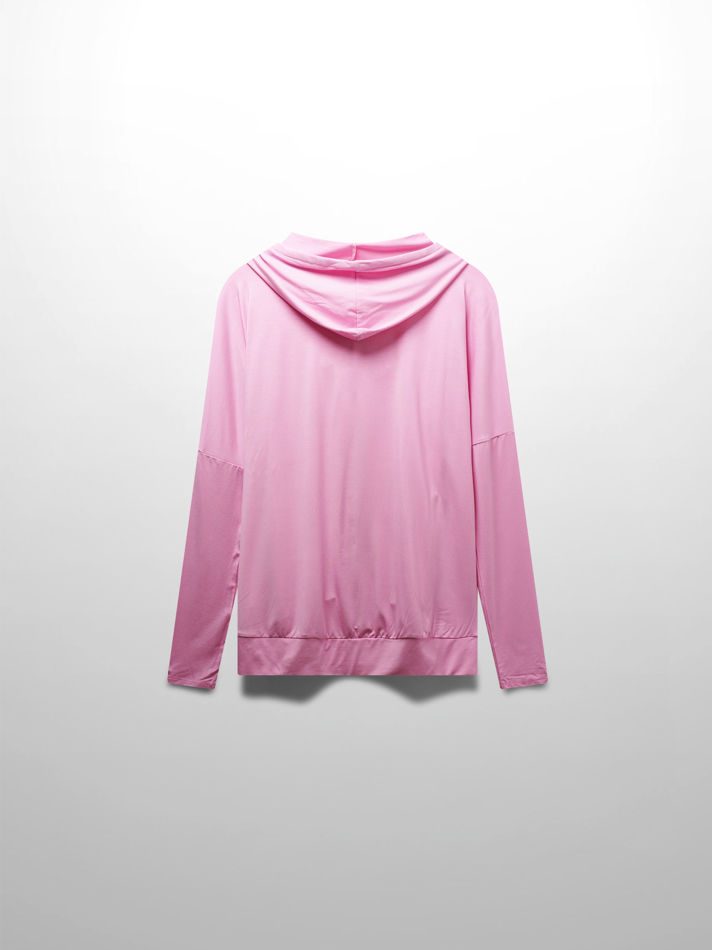 ZIP UP HOODIE-BUBBLEGUM PINK