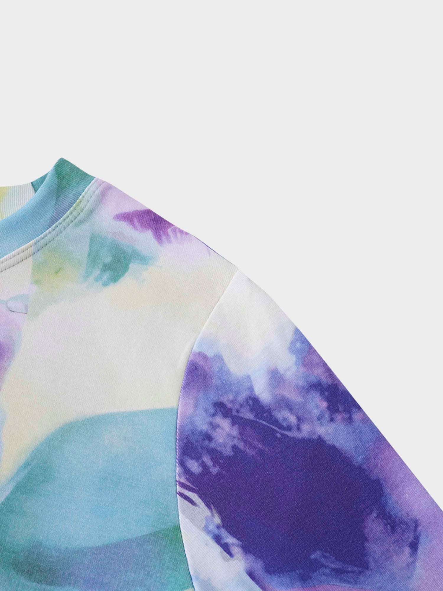 Basic Printed T-shirt-Watercolor