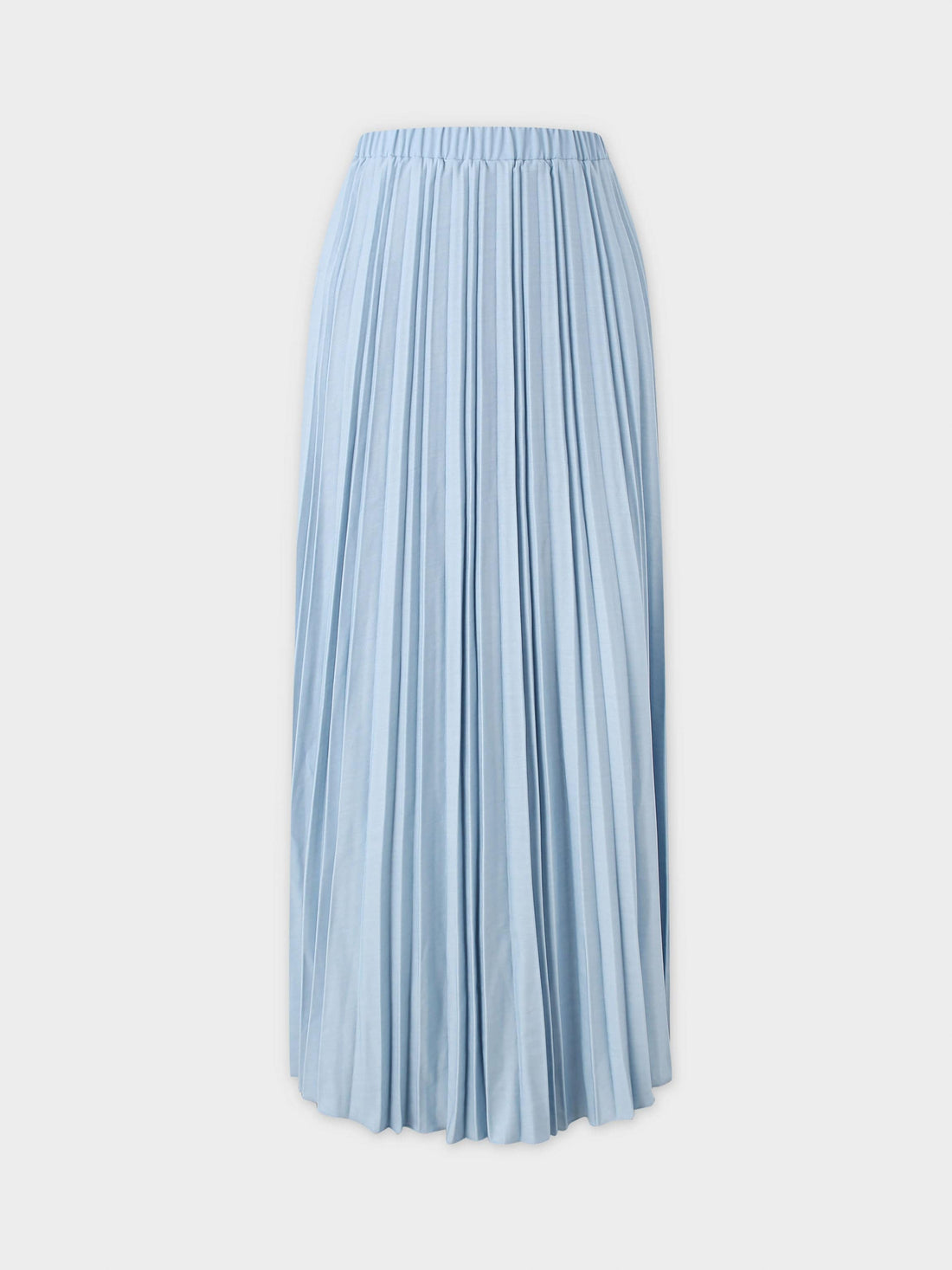 Thin Pleated Skirt-Light Blue