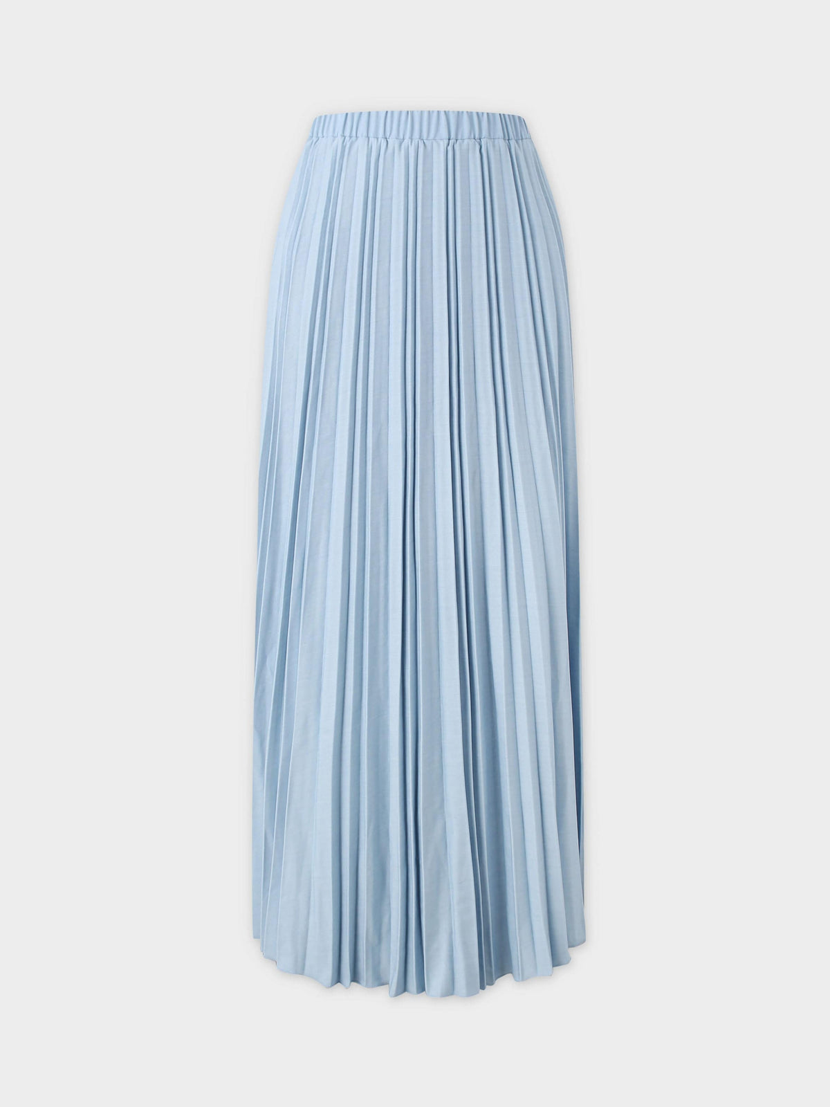 Thin Pleated Skirt-Light Blue