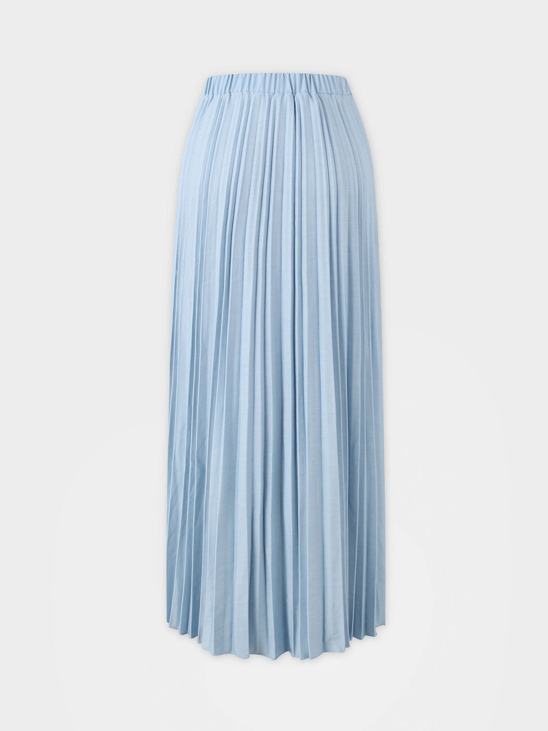 Thin Pleated Skirt-Light Blue
