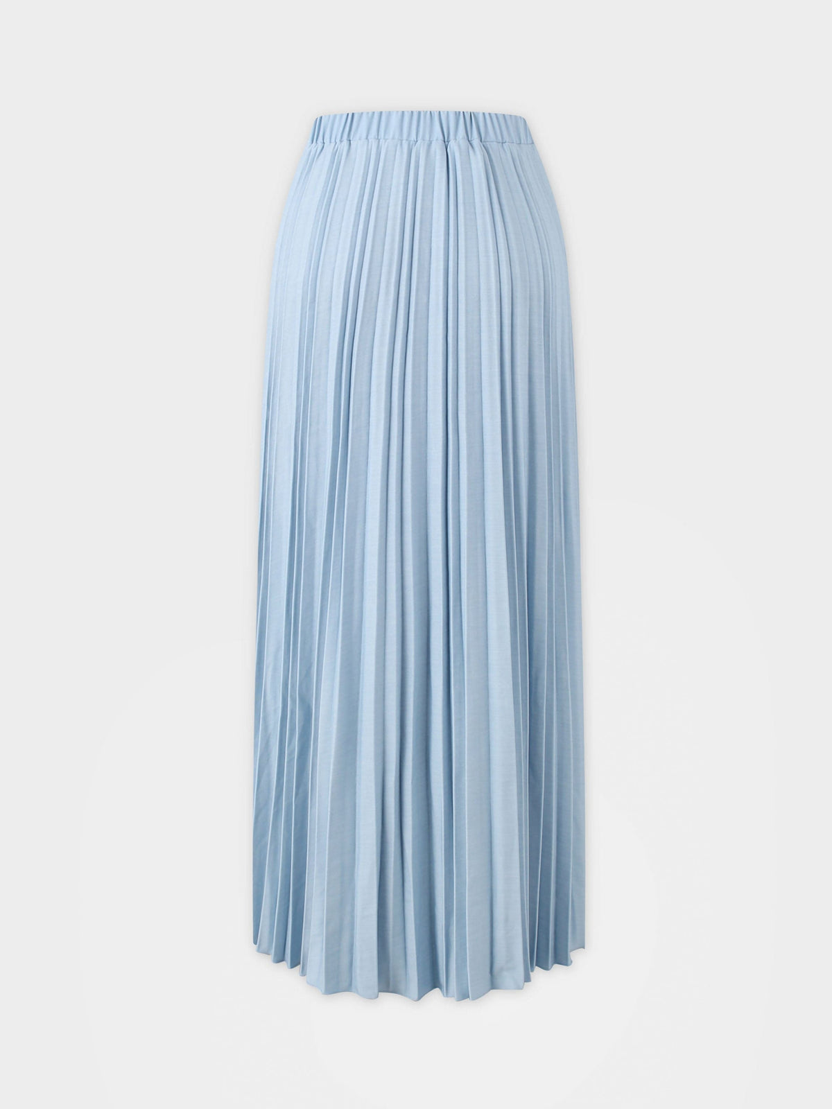 Thin Pleated Skirt-Light Blue