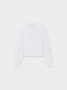 Cross Stitch Sweater-White
