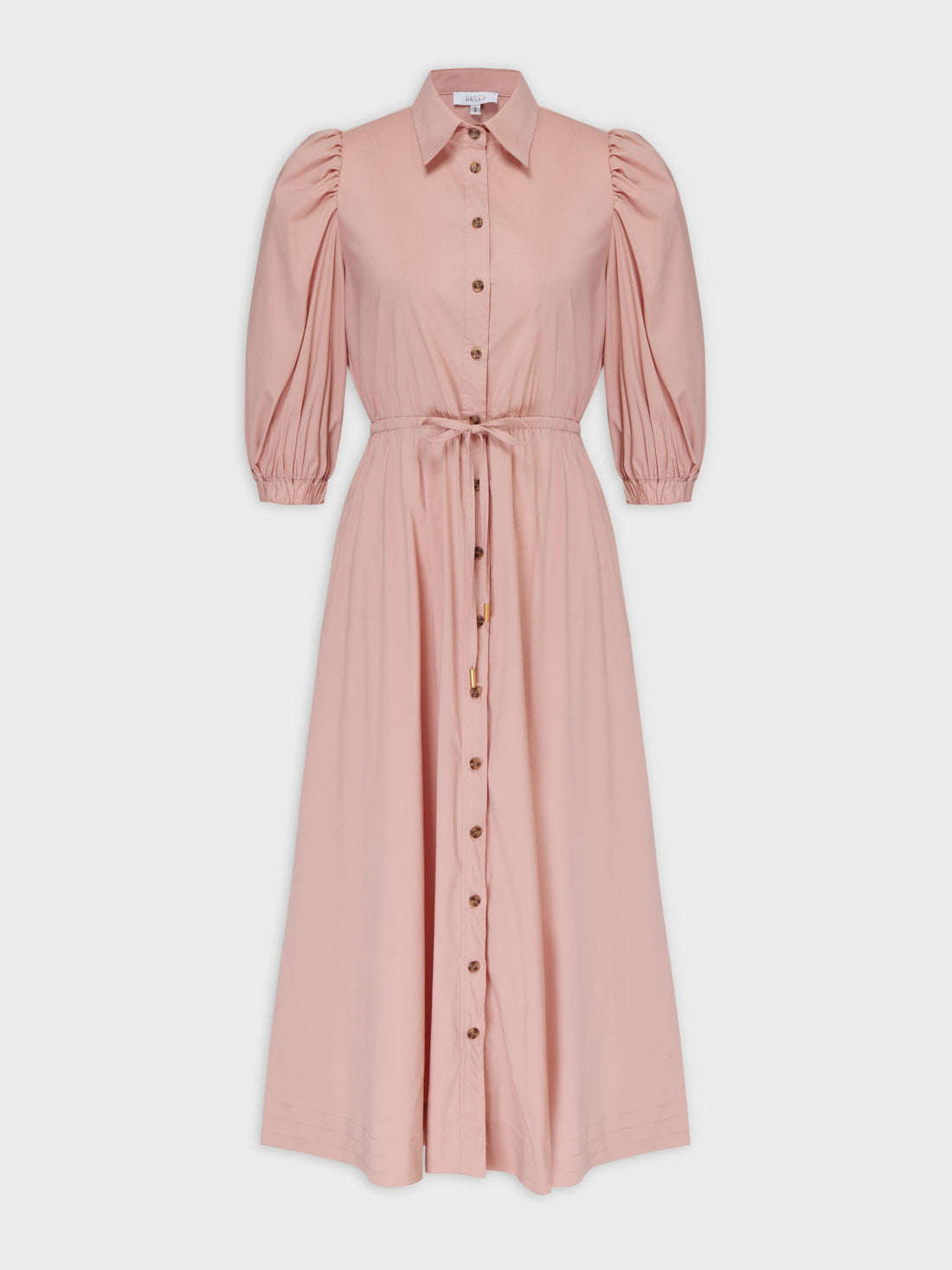 Polo Puff Dress-Pink