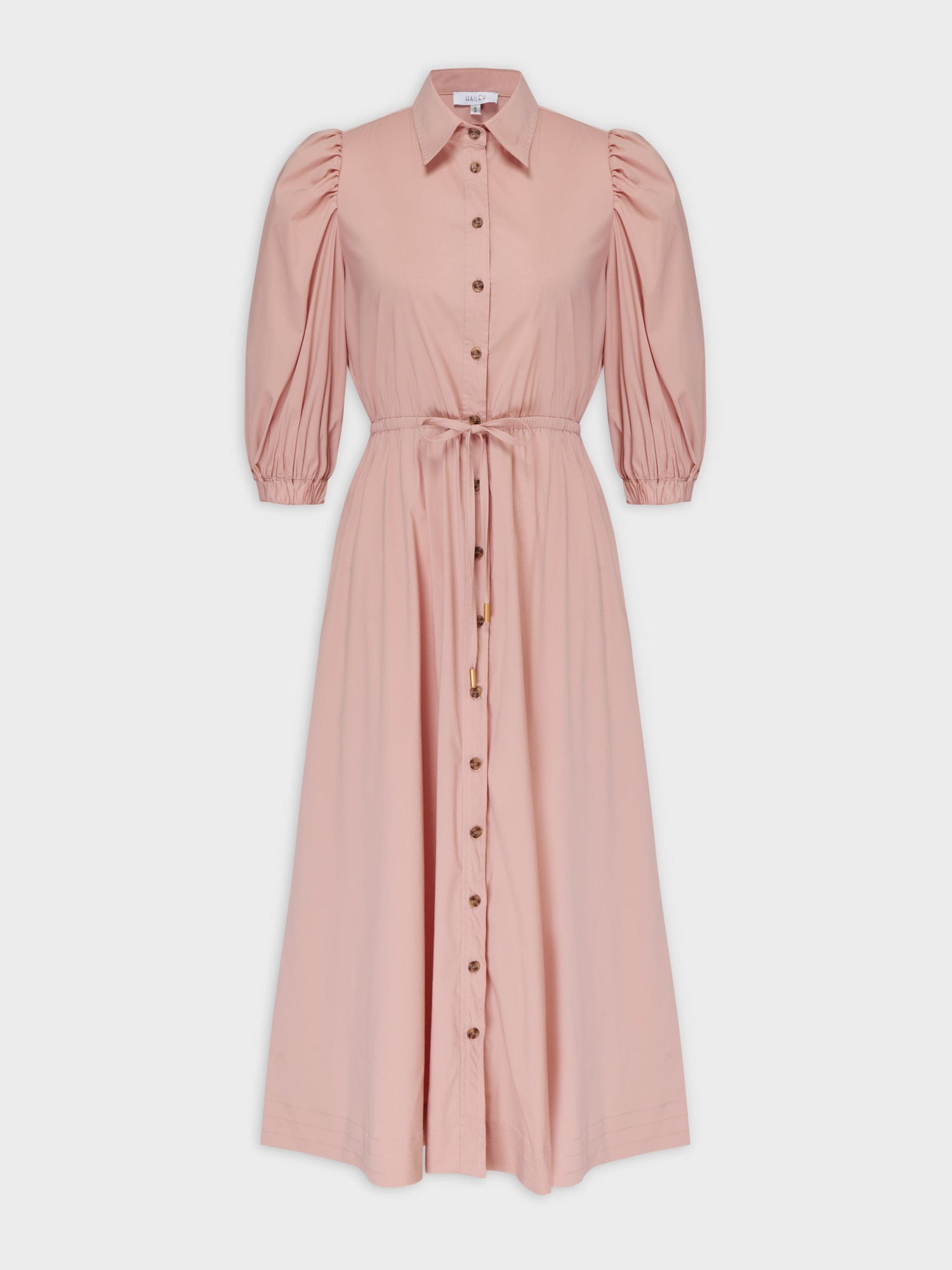 Polo Puff Dress-Pink