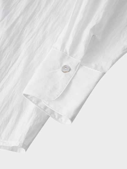 Crinkle Blouse-White