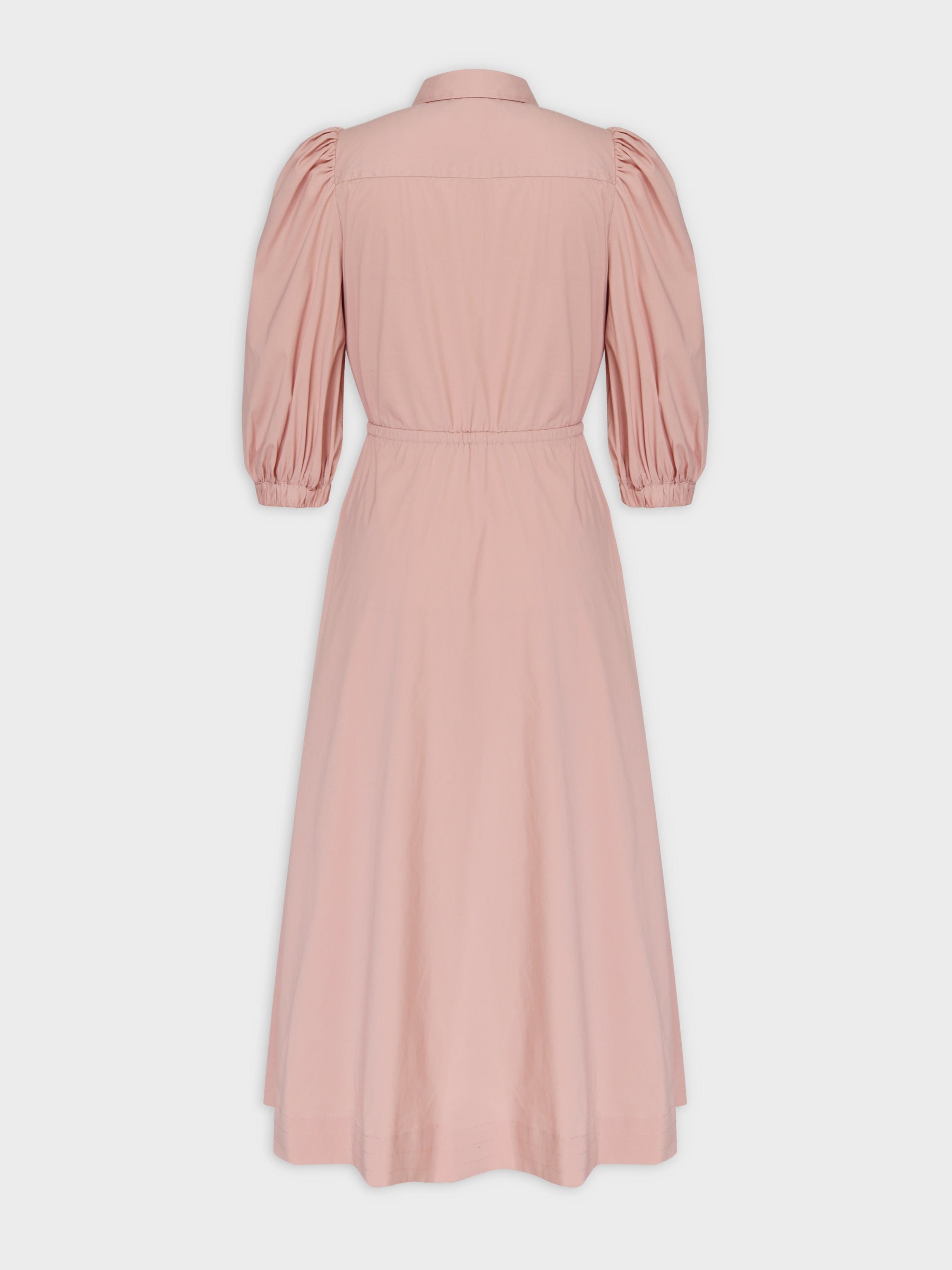 Polo Puff Dress-Pink