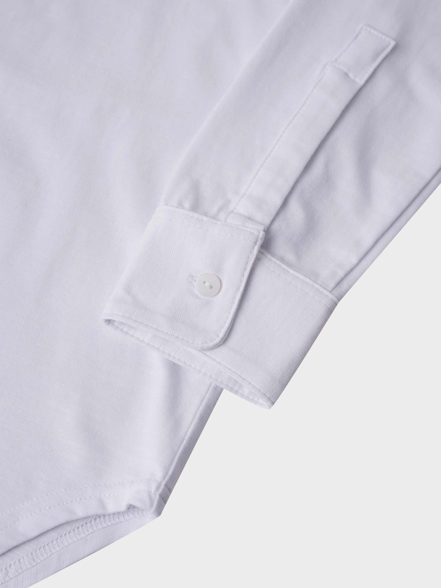 Button Down T-Shirt Blouse-White