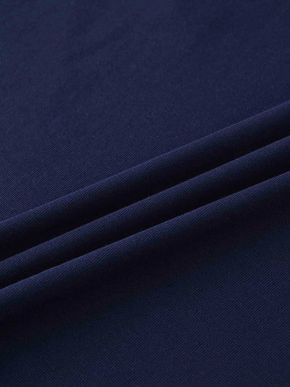 Trim Detail Henley-Navy