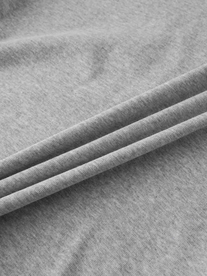 Trim Detail Henley-Dark Grey