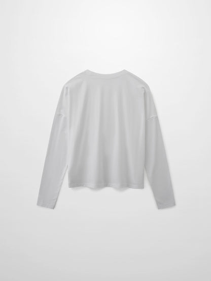 Crown Embossed T-Shirt-White