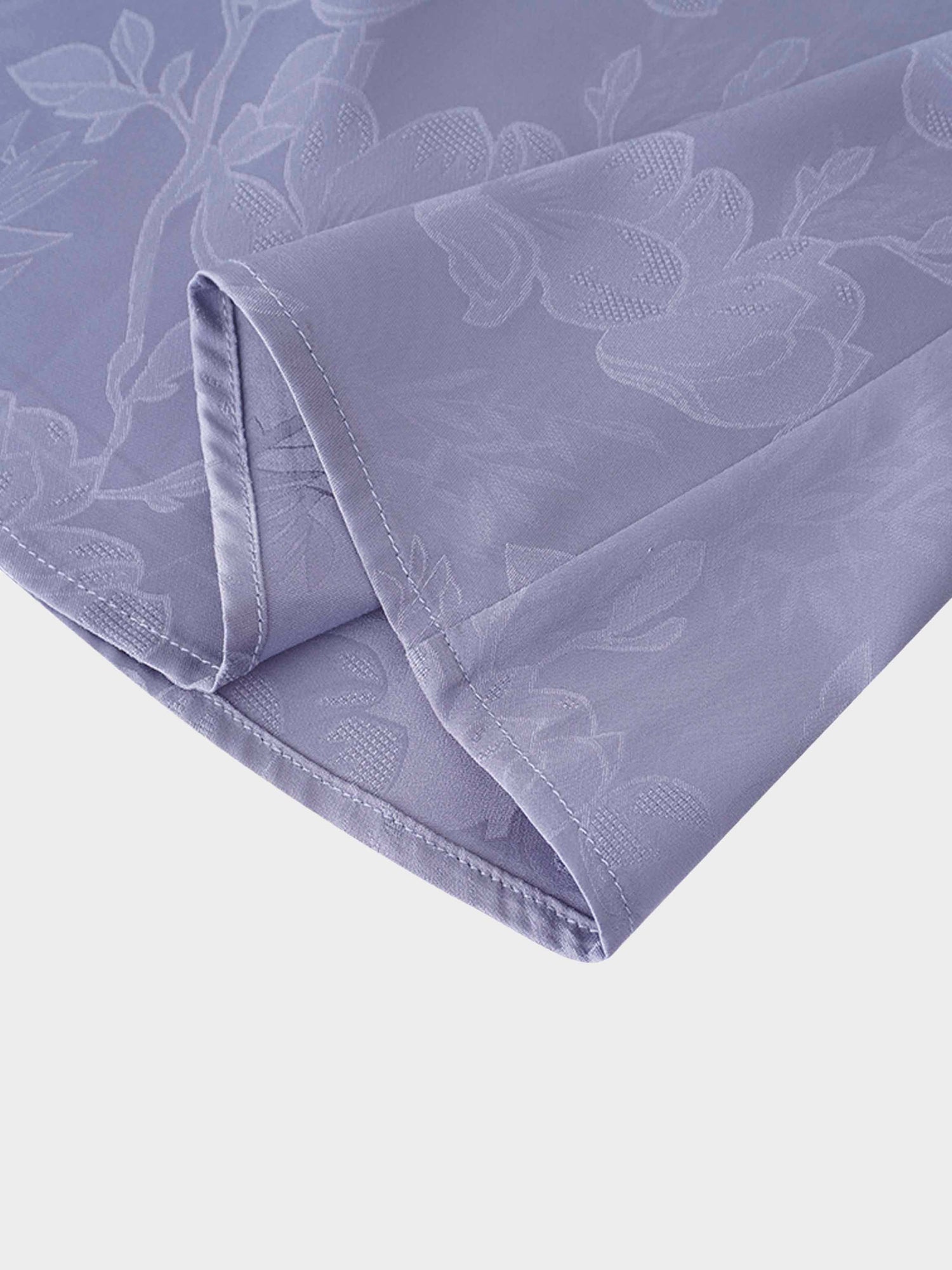 A Line Shirtdress-Slate Blue Floral