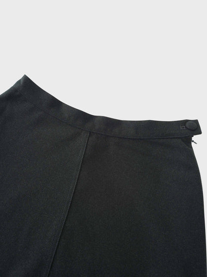 Fringe Circle Skirt-Green