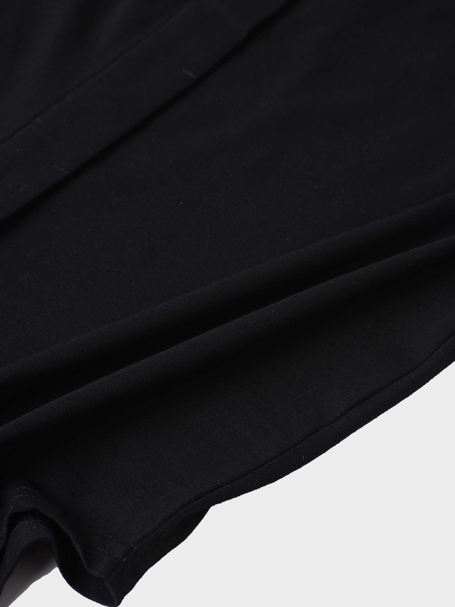 Button Down T-Shirt Blouse-Black