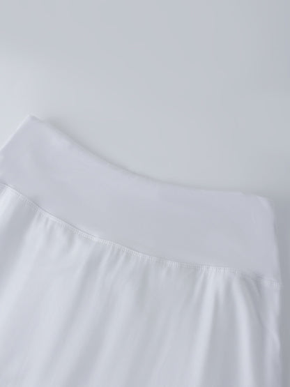DOUBLE LAYER SKIRT-WHITE