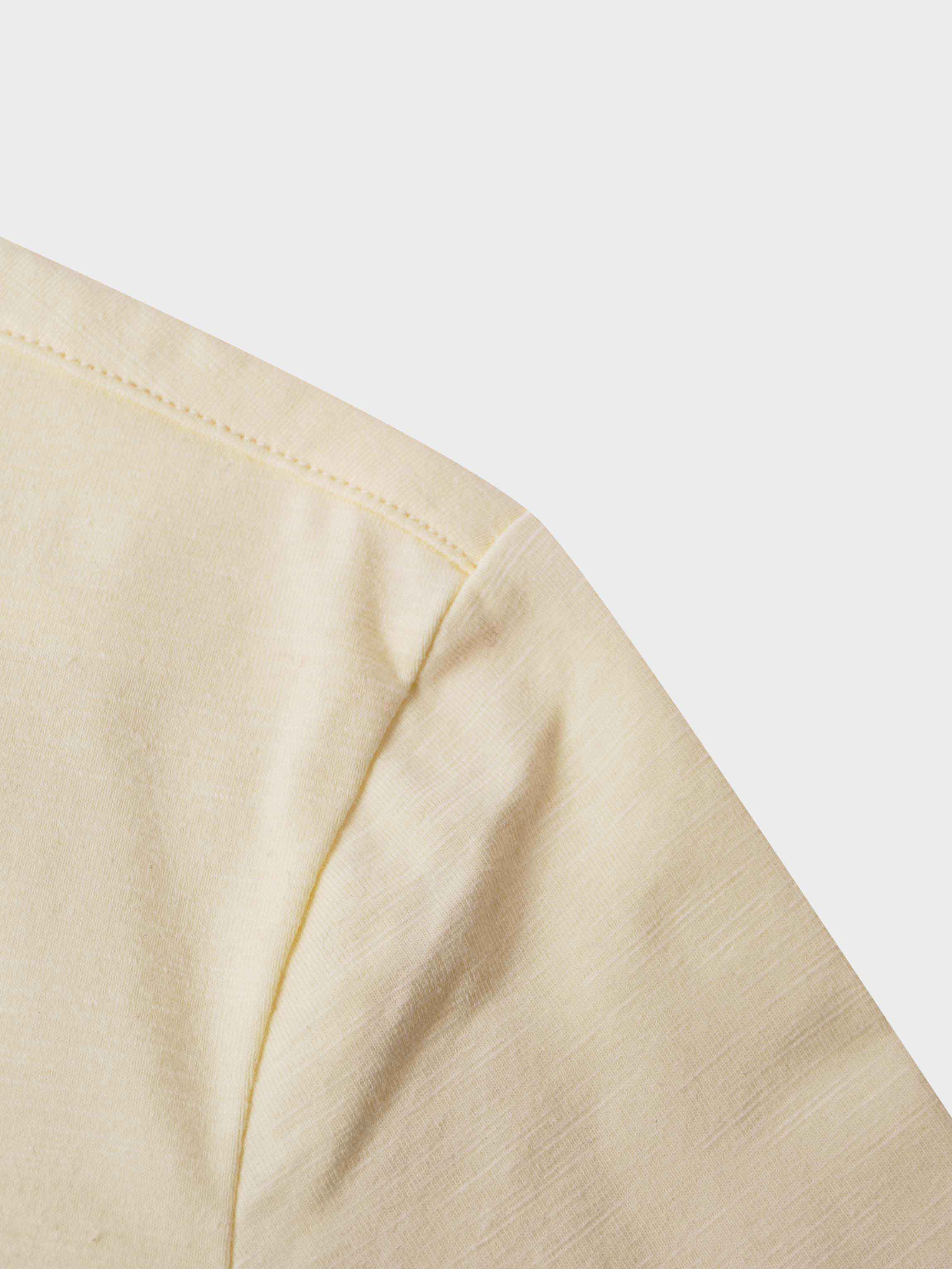 Button Down T-Shirt Blouse-Yellow