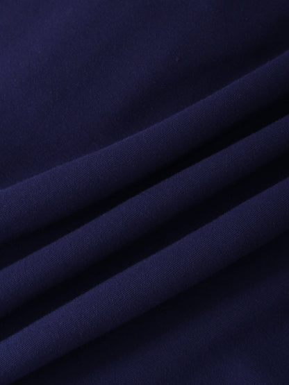 DOUBLE LAYER SKIRT-NAVY