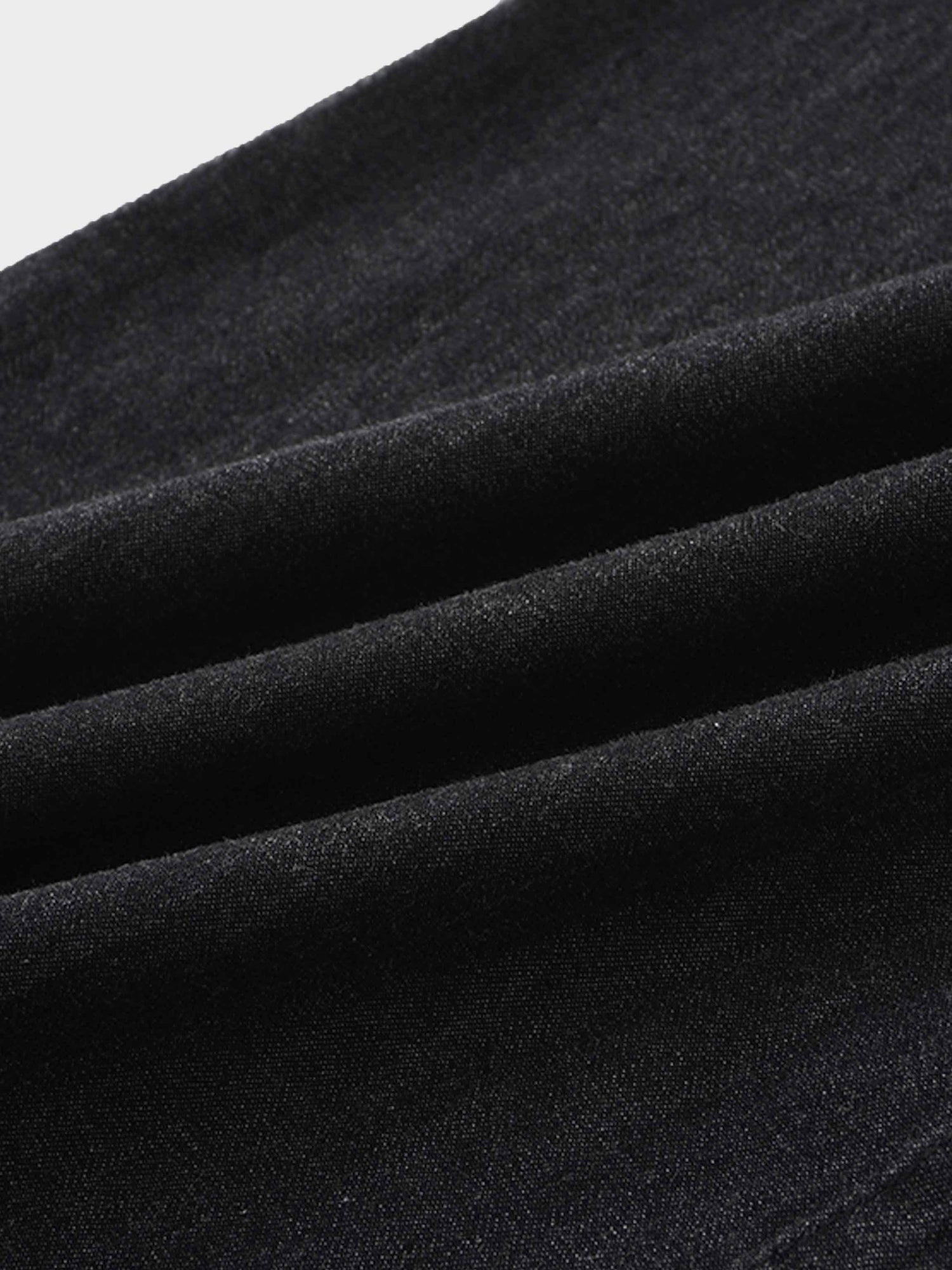 Denim Button Down Blouse-Black