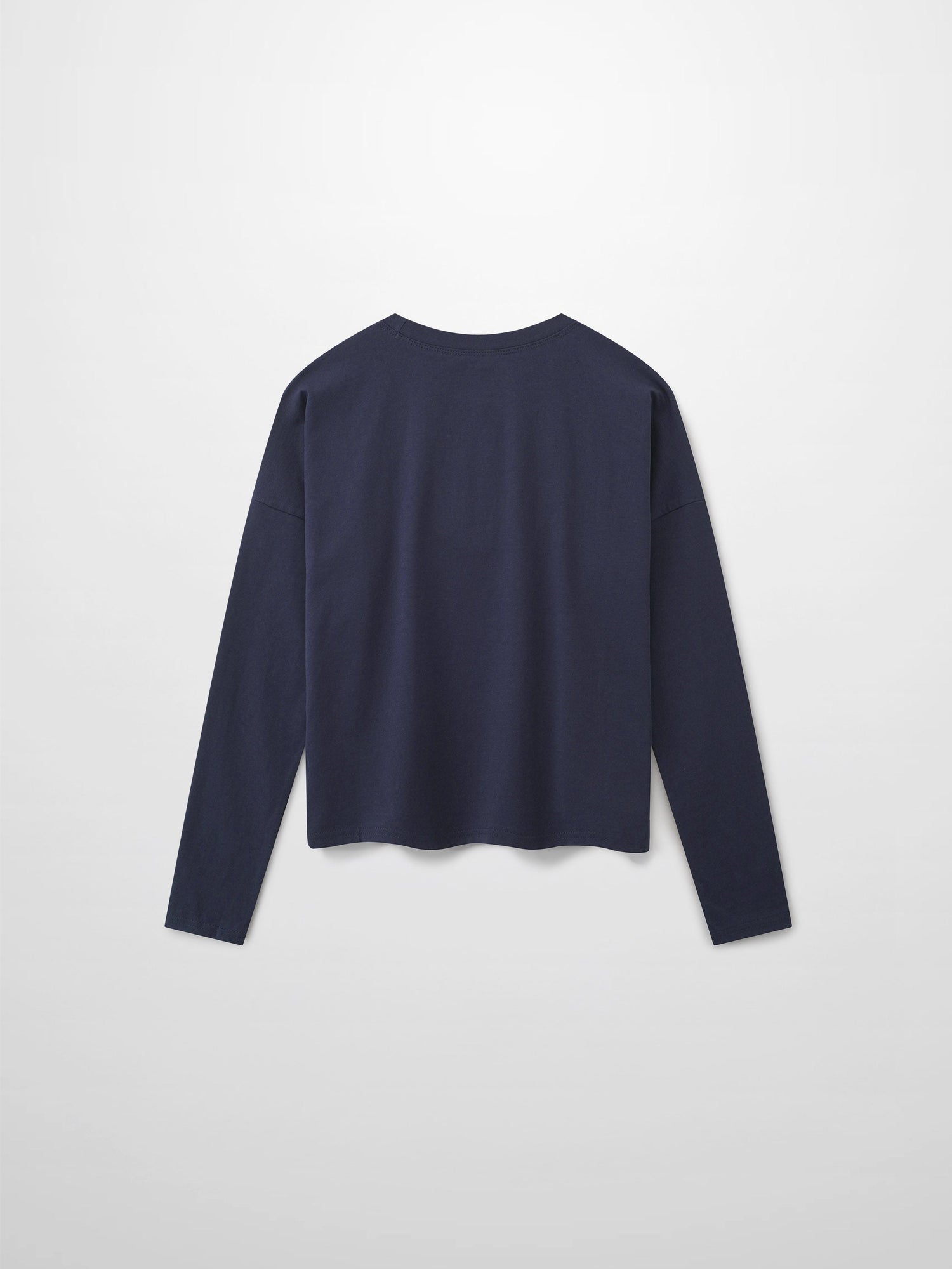 Crown Embossed T-Shirt-Navy