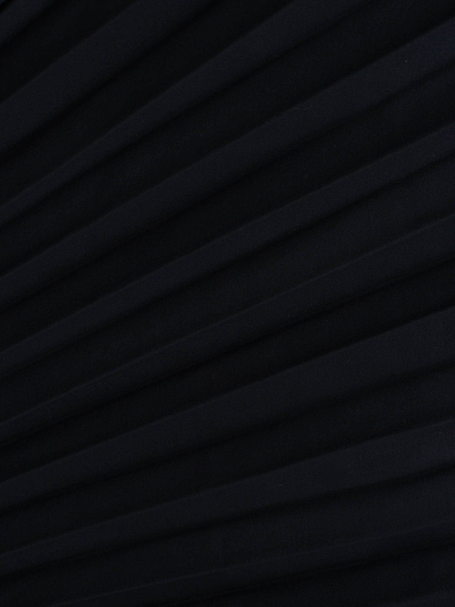 Pleated Slip Dress-Navy