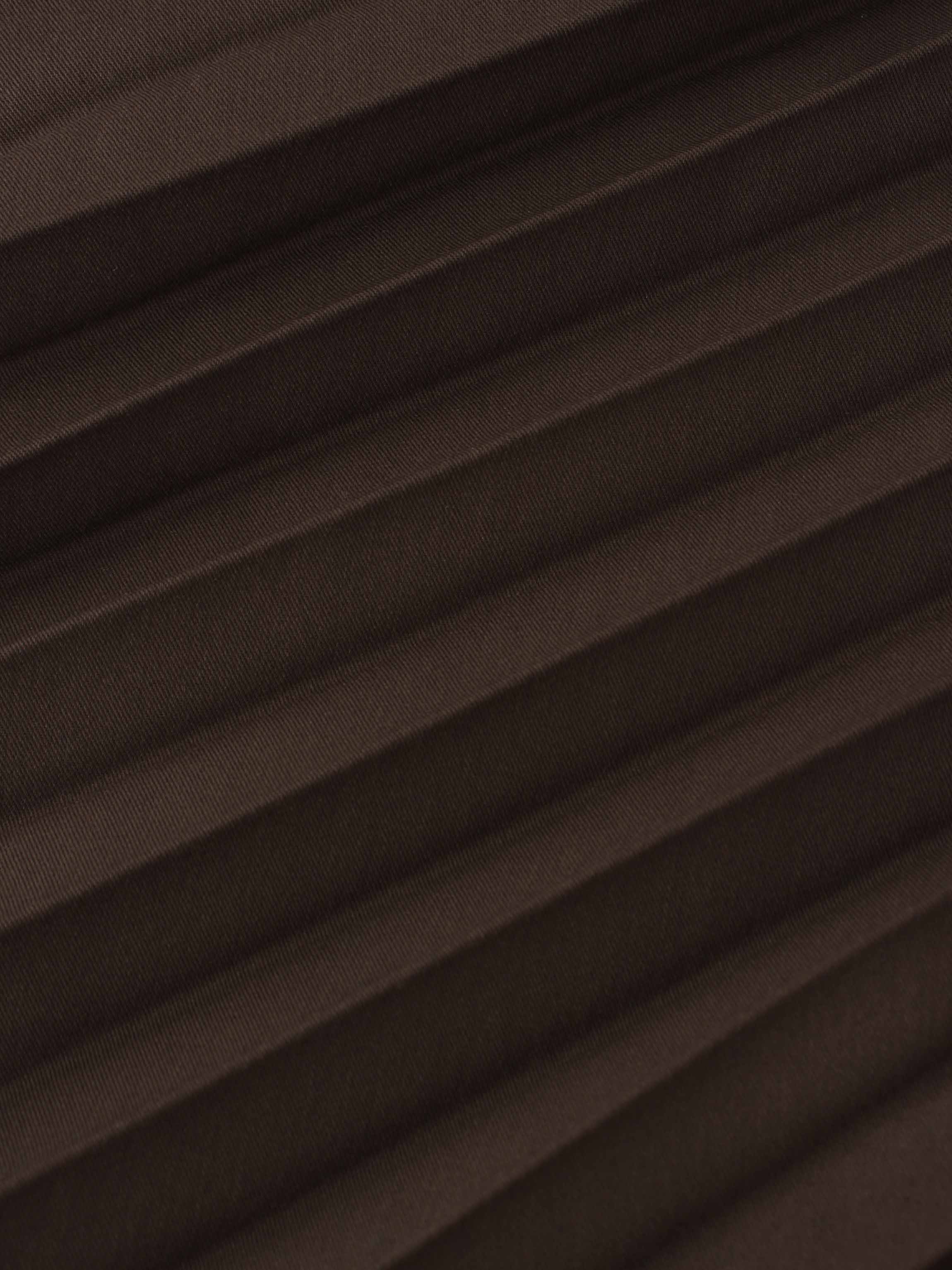 Pleated Slip Dress-Brown