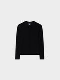 Center Design Sweater-Black