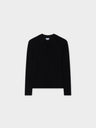 Center Design Sweater-Black
