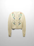 Embroidered Cardigan-Floral Confetti