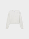 Button Down Ribbed Cardigan-Ivory