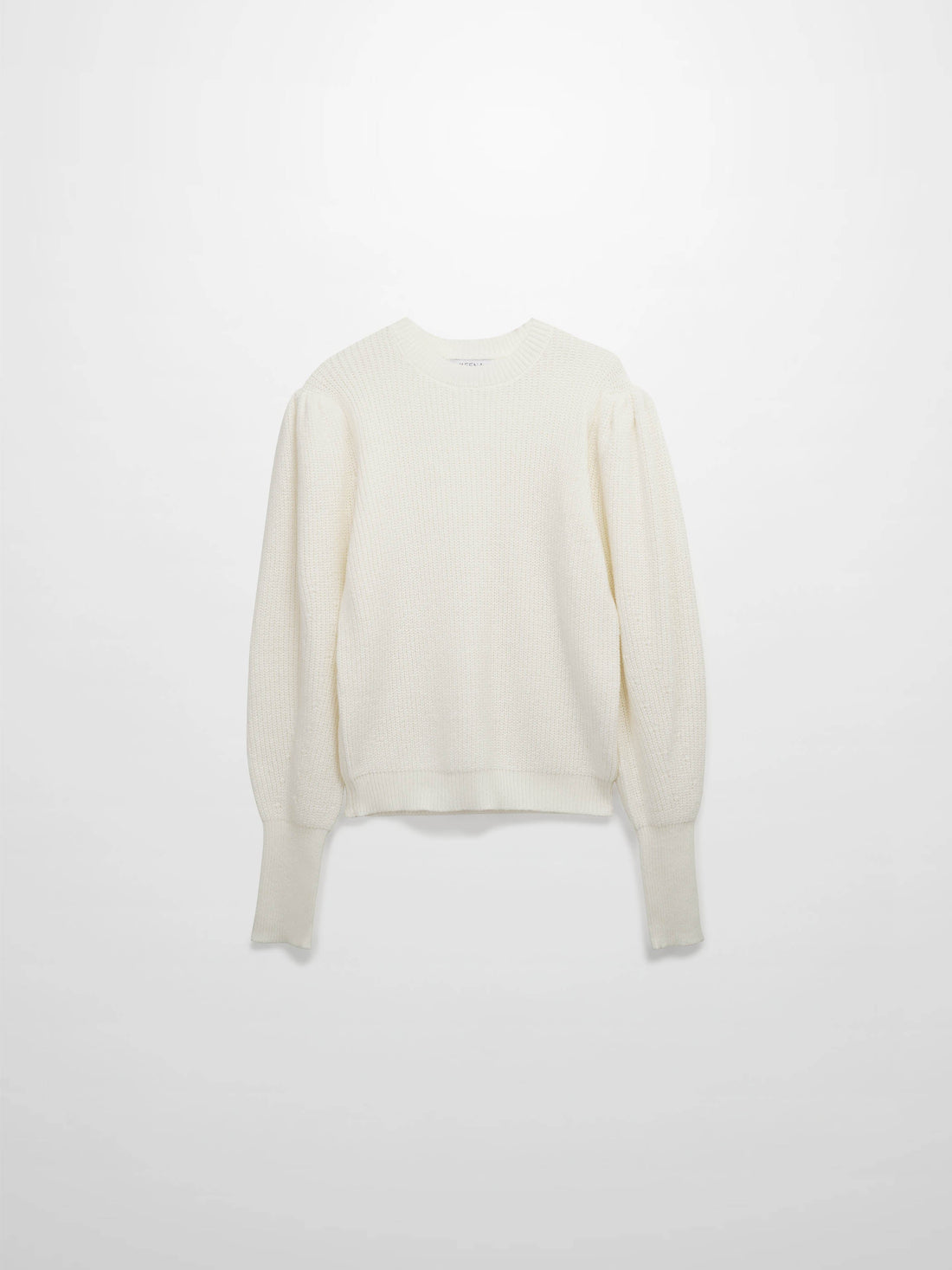 Puff Sleeve Sweater-Cream